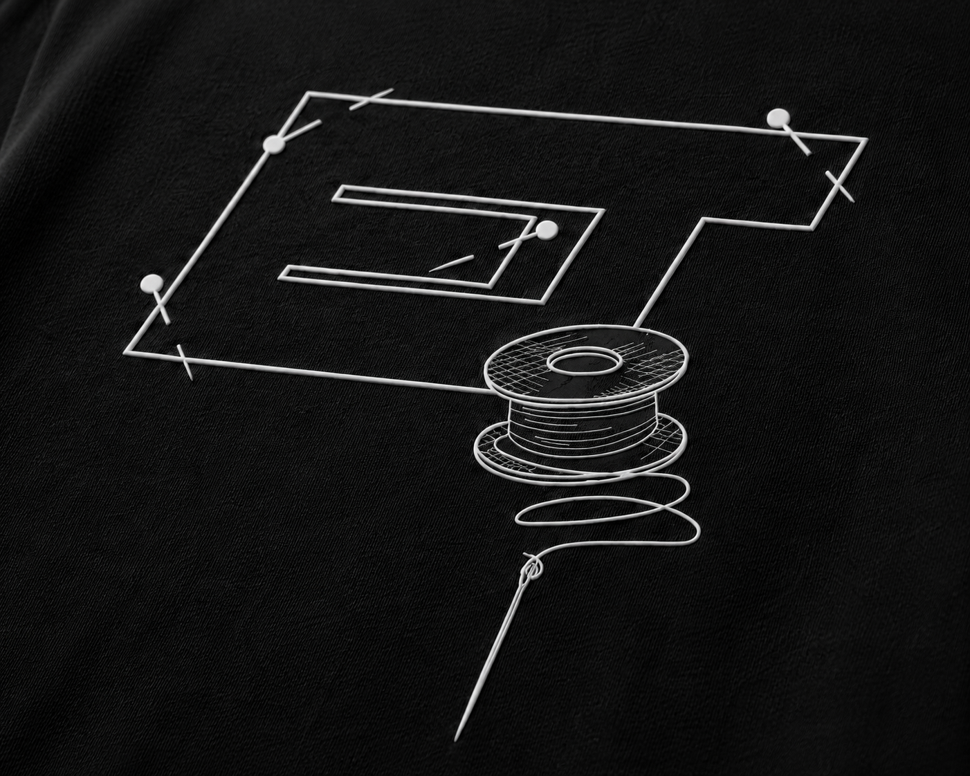 Pins & Pattern Paper Tee